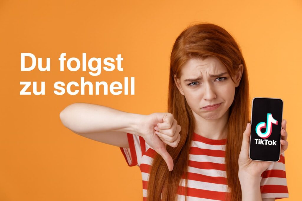 Follow-Limit erreicht: Du folgst zu schnell